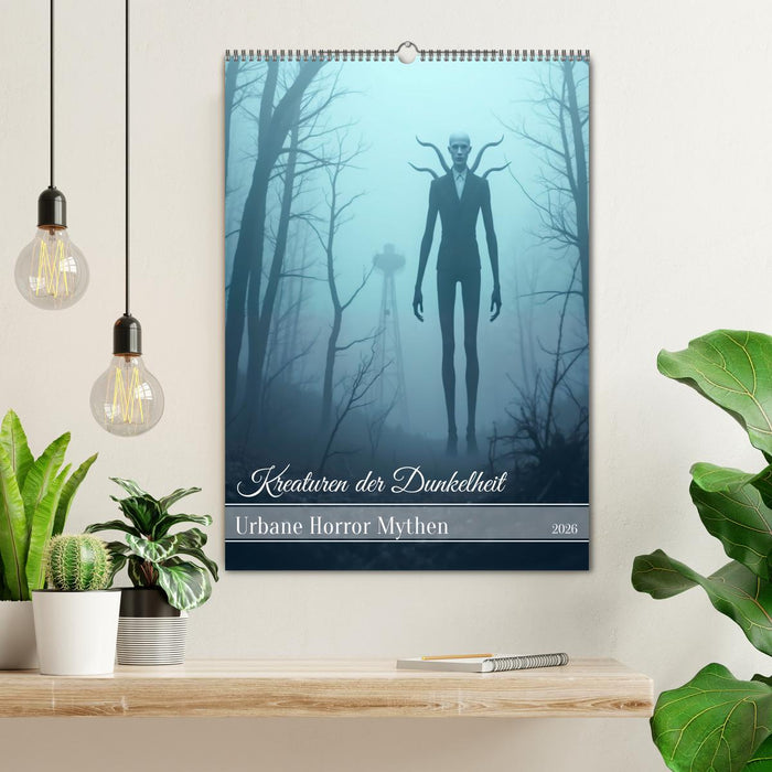 Kreaturen der Dunkelheit - Urbane Horror Mythen (CALVENDO Wandkalender 2026)
