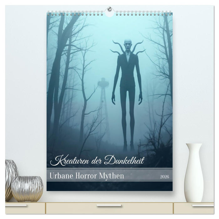 Kreaturen der Dunkelheit - Urbane Horror Mythen (CALVENDO Premium Wandkalender 2026)