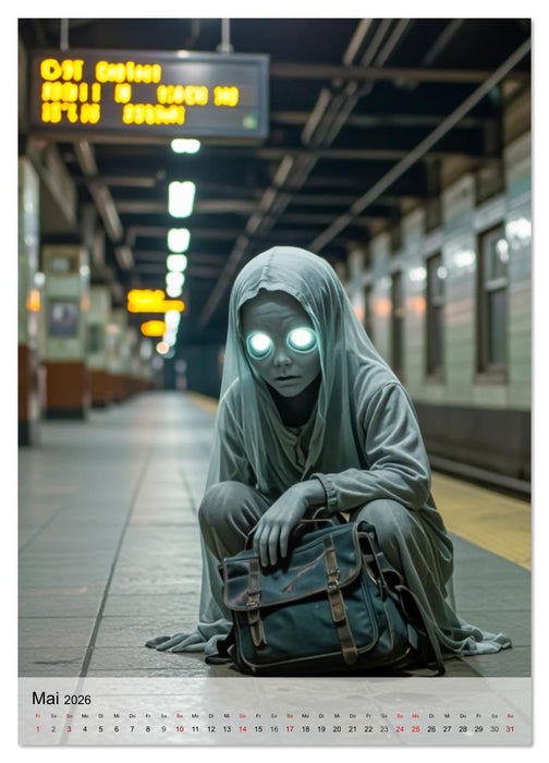 Kreaturen der Dunkelheit - Urbane Horror Mythen (CALVENDO Premium Wandkalender 2026)