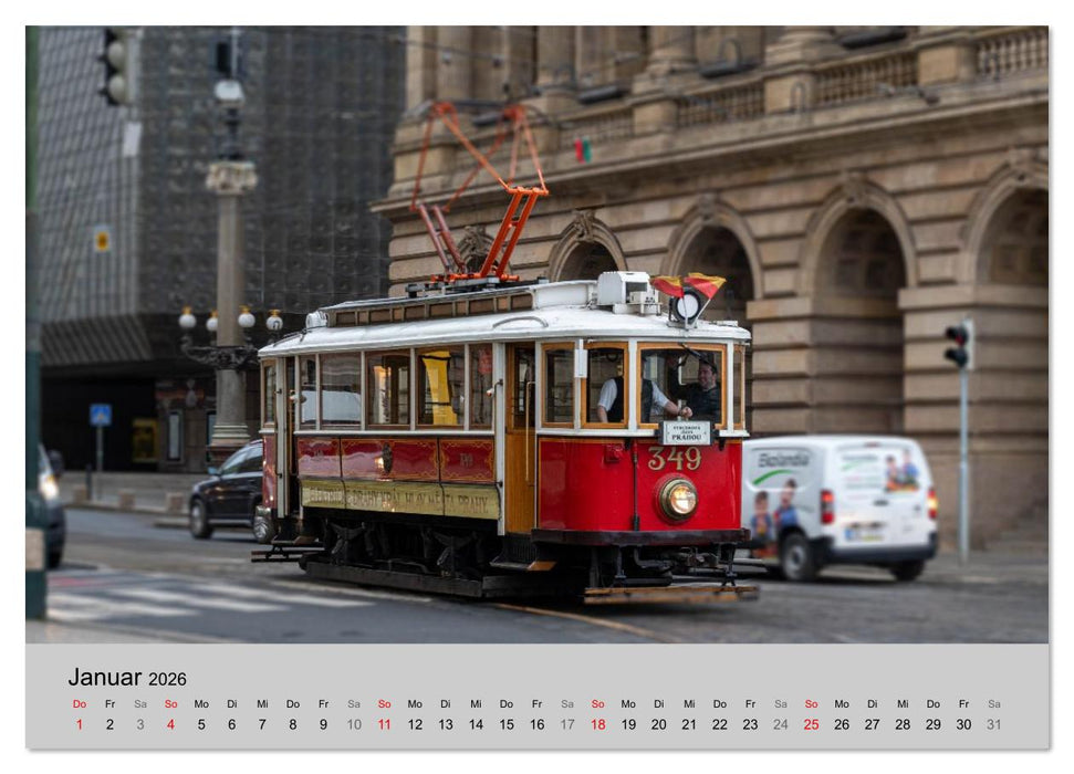 Straßenbahnklassiker auf Schienen (CALVENDO Wandkalender 2026)