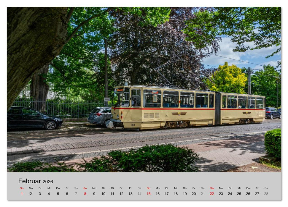 Straßenbahnklassiker auf Schienen (CALVENDO Wandkalender 2026)