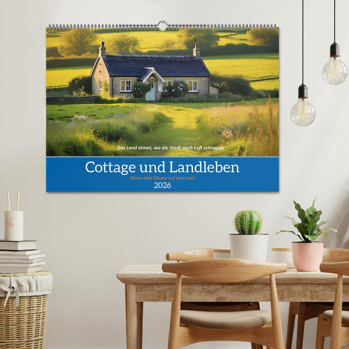Cottage und Landleben (CALVENDO Wandkalender 2026)