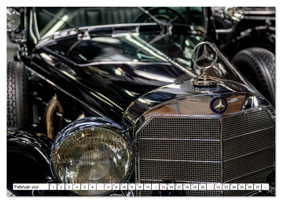 Legendäre Kühlerfiguren – Zeitreise in Chrom und Glanz (CALVENDO Wandkalender 2026)