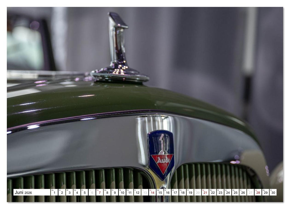 Legendäre Kühlerfiguren – Zeitreise in Chrom und Glanz (CALVENDO Wandkalender 2026)