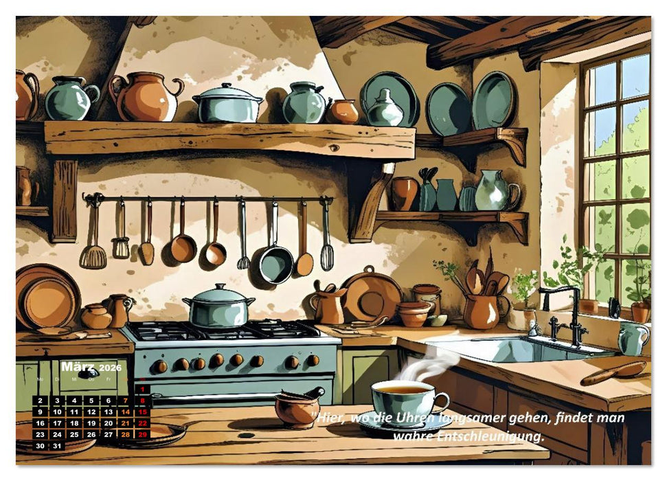 Cottage und Landleben (CALVENDO Premium Wandkalender 2026)