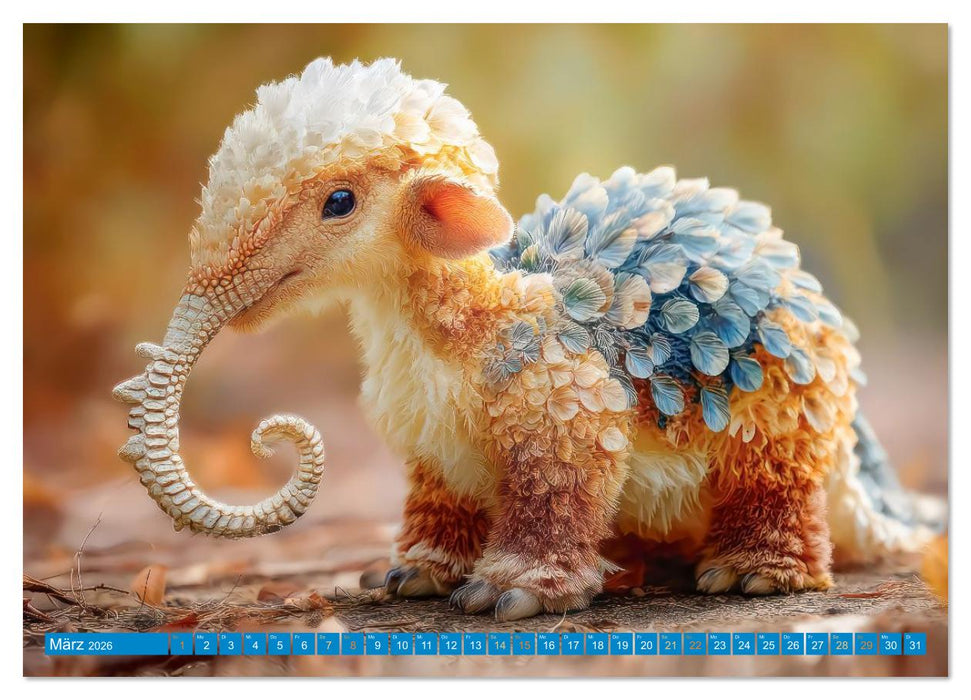 Tierisch hybride Schönheiten - Kreaturen (CALVENDO Wandkalender 2026)