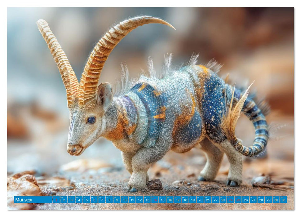 Tierisch hybride Schönheiten - Kreaturen (CALVENDO Wandkalender 2026)