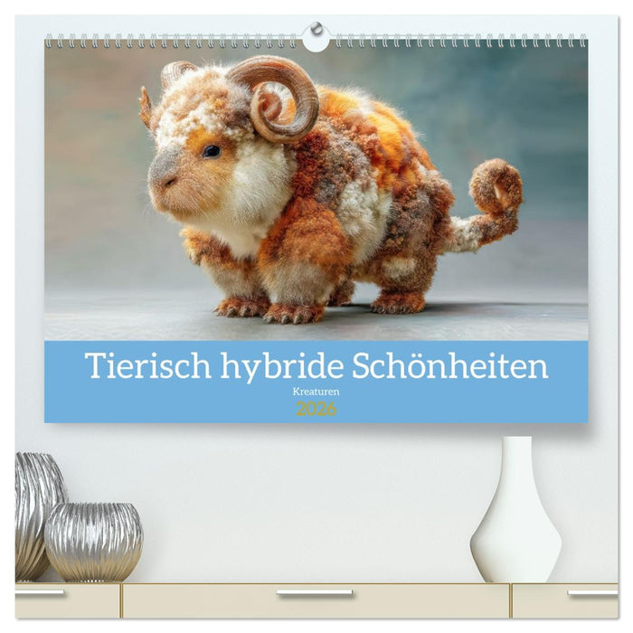 Tierisch hybride Schönheiten - Kreaturen (CALVENDO Premium Wandkalender 2026)