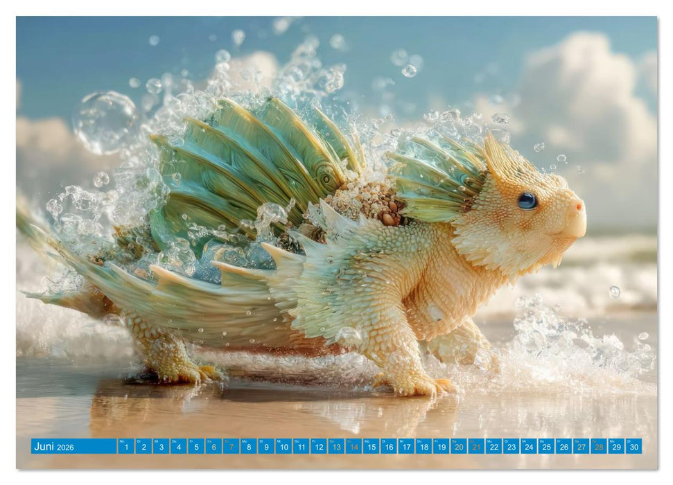 Tierisch hybride Schönheiten - Kreaturen (CALVENDO Premium Wandkalender 2026)