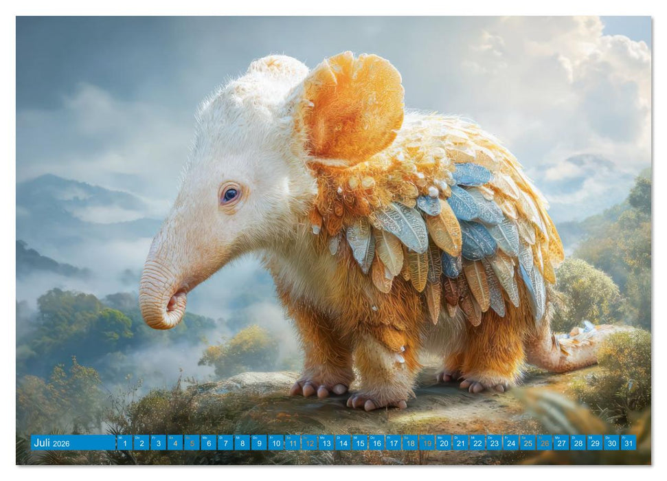 Tierisch hybride Schönheiten - Kreaturen (CALVENDO Premium Wandkalender 2026)