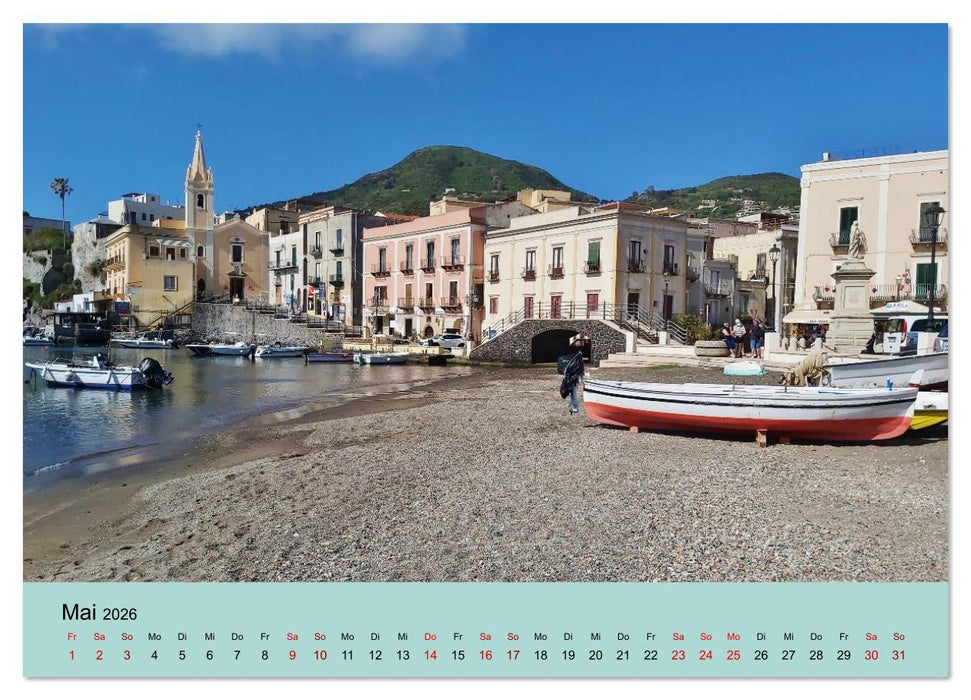 Sizilien und die Liparischen Inseln (CALVENDO Wandkalender 2026)