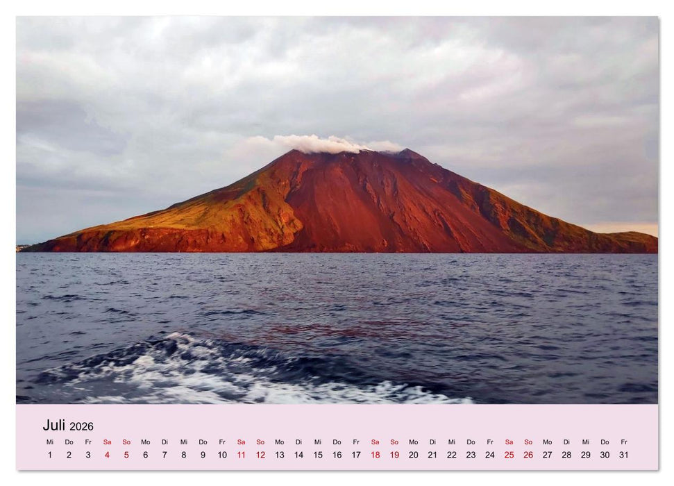 Sizilien und die Liparischen Inseln (CALVENDO Premium Wandkalender 2026)