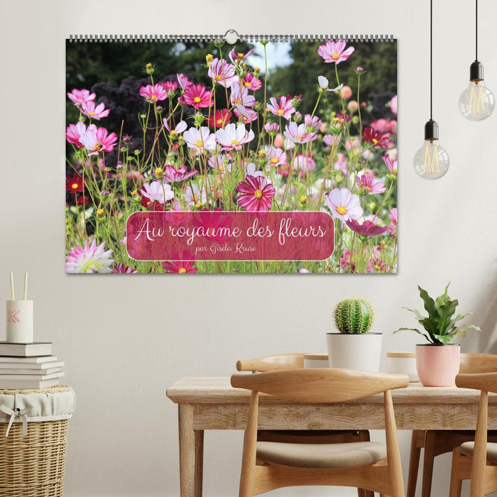 Au royaume des fleurs (CALVENDO Calendrier mensuel 2026)
