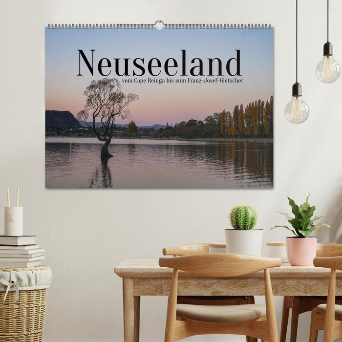 Neuseeland - vom Cape Reinga bis zum Franz-Josef-Gletscher (CALVENDO Wandkalender 2026)