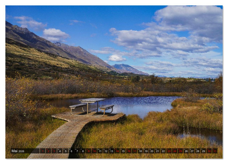 Neuseeland - vom Cape Reinga bis zum Franz-Josef-Gletscher (CALVENDO Wandkalender 2026)
