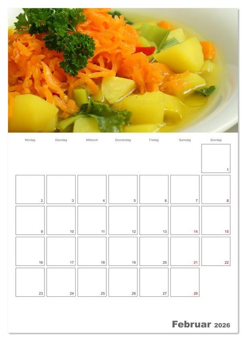 Glücklich mit Karotten (CALVENDO Wandkalender 2026)