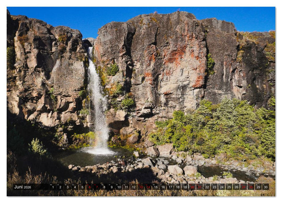 Neuseeland - vom Cape Reinga bis zum Franz-Josef-Gletscher (CALVENDO Premium Wandkalender 2026)