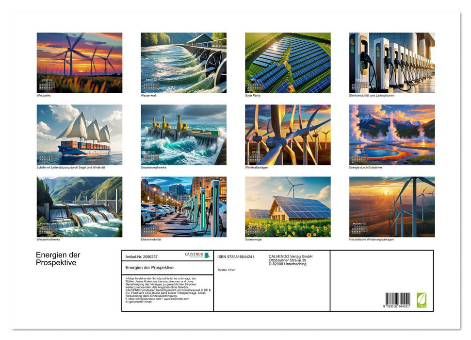 Energien der Prospektive (CALVENDO Wandkalender 2026)