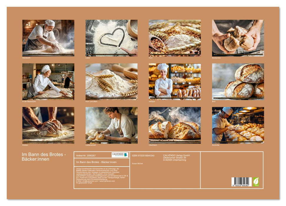 Im Bann des Brotes - Bäcker:innen (CALVENDO Wandkalender 2026)