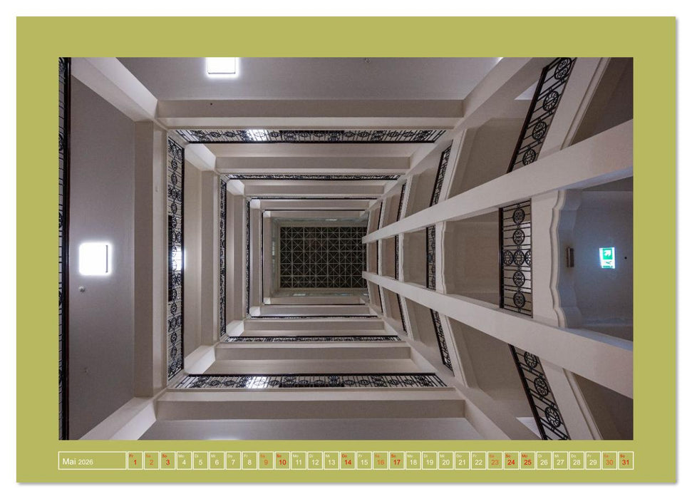 Treppenblicke – Kunstvolle Perspektiven im Alltag (CALVENDO Wandkalender 2026)