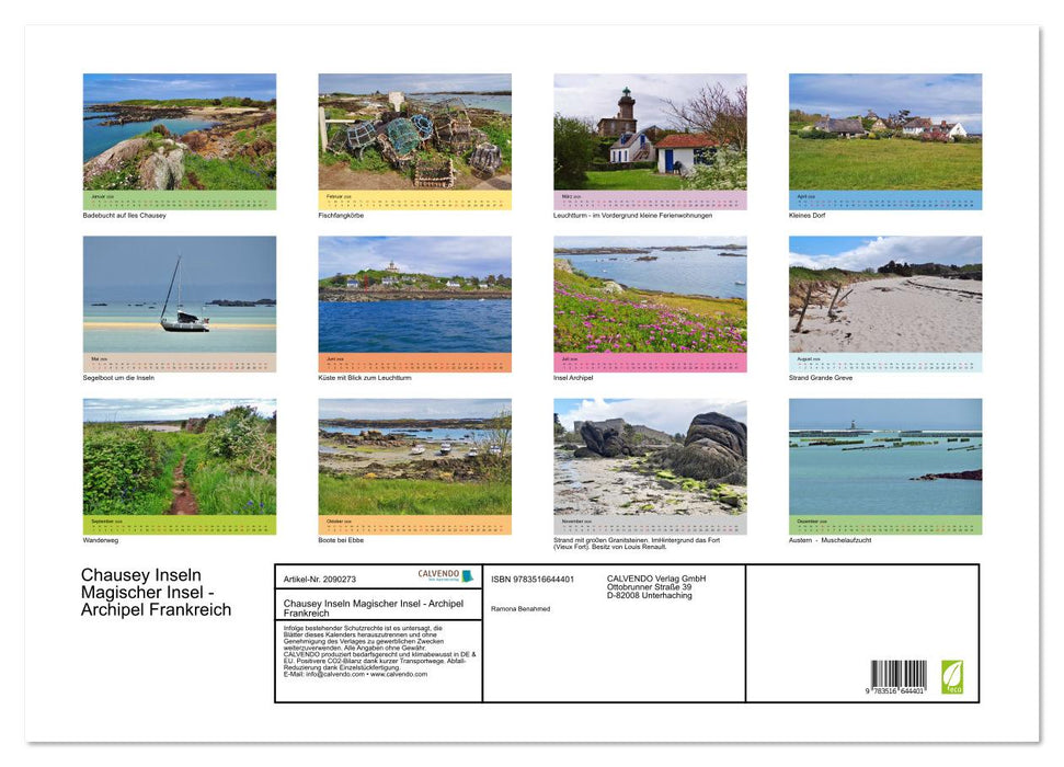 Chausey Inseln Magischer Insel - Archipel Frankreich (CALVENDO Wandkalender 2026)