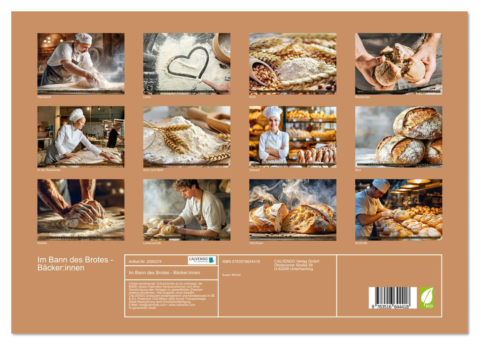 Im Bann des Brotes - Bäcker:innen (CALVENDO Premium Wandkalender 2026)