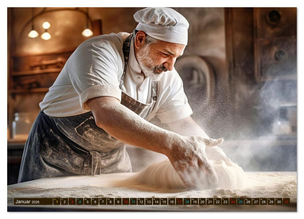 Im Bann des Brotes - Bäcker:innen (CALVENDO Premium Wandkalender 2026)