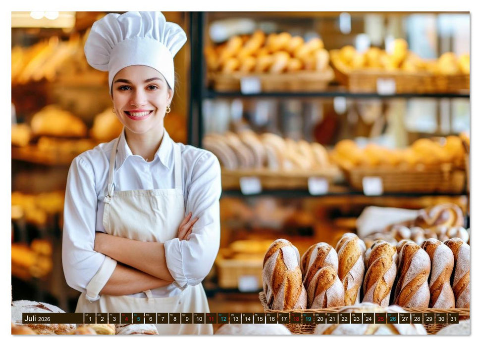Im Bann des Brotes - Bäcker:innen (CALVENDO Premium Wandkalender 2026)