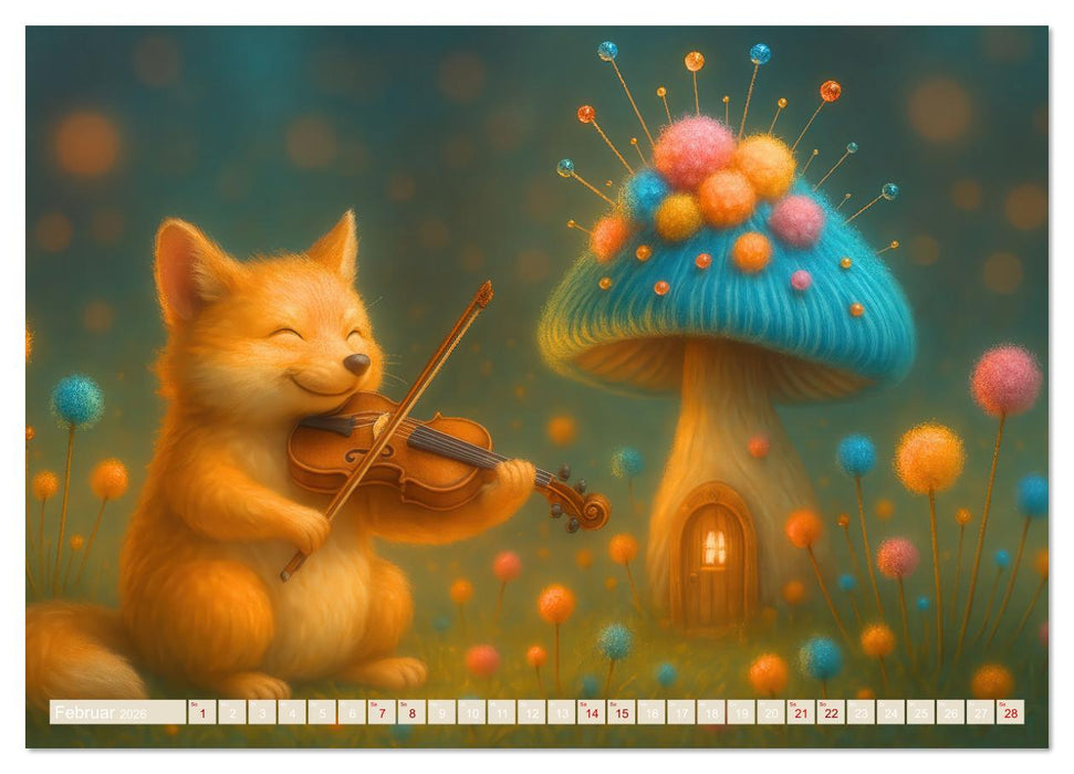 Ein Jahr mit Fantasie (CALVENDO Wandkalender 2026)