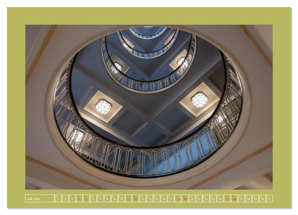 Treppenblicke – Kunstvolle Perspektiven im Alltag (CALVENDO Premium Wandkalender 2026)