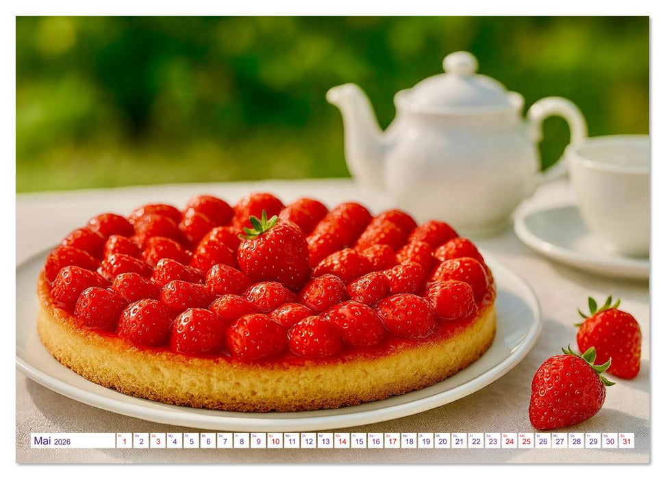 Erdbeeren genießen (CALVENDO Wandkalender 2026)