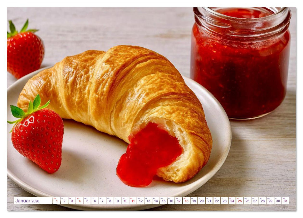 Erdbeeren genießen (CALVENDO Premium Wandkalender 2026)