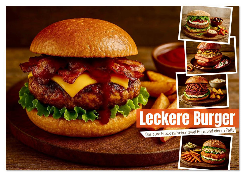 Leckere Burger (CALVENDO Wandkalender 2026)