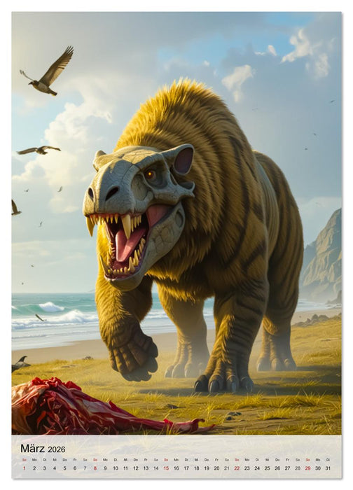 Vergessene Titanen - Die Riesen vor unserer Zeit (CALVENDO Wandkalender 2026)