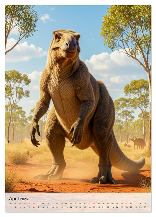 Vergessene Titanen - Die Riesen vor unserer Zeit (CALVENDO Wandkalender 2026)