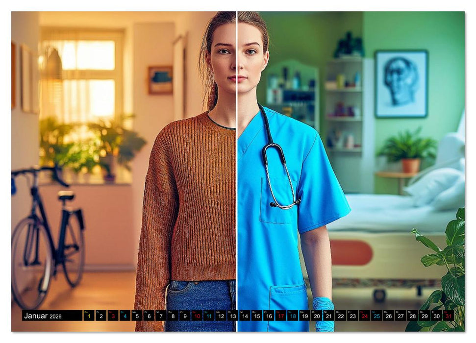 Im Dienst der Gesundheit - Krankenpflege (CALVENDO Premium Wandkalender 2026)