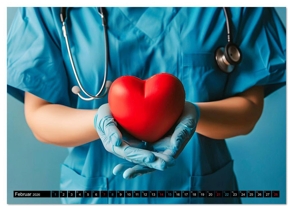 Im Dienst der Gesundheit - Krankenpflege (CALVENDO Premium Wandkalender 2026)