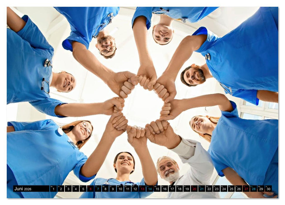 Im Dienst der Gesundheit - Krankenpflege (CALVENDO Premium Wandkalender 2026)