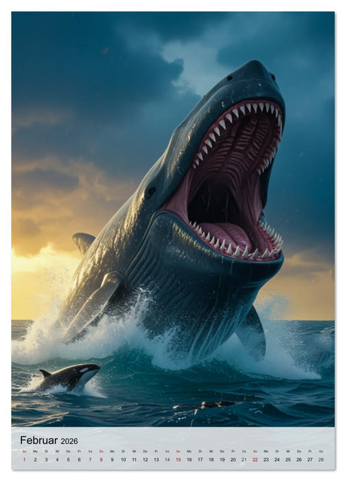 Vergessene Titanen - Die Riesen vor unserer Zeit (CALVENDO Premium Wandkalender 2026)