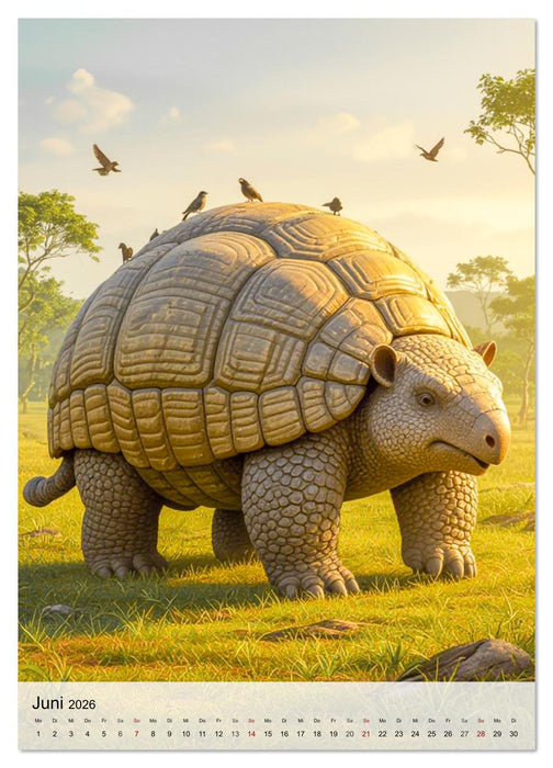 Vergessene Titanen - Die Riesen vor unserer Zeit (CALVENDO Premium Wandkalender 2026)