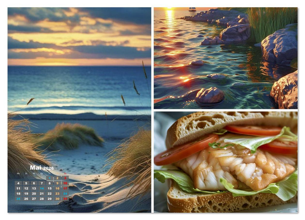 Sehnsucht Ostsee Urlaub (CALVENDO Wandkalender 2026)