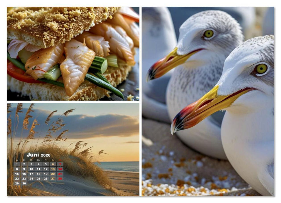 Sehnsucht Ostsee Urlaub (CALVENDO Wandkalender 2026)