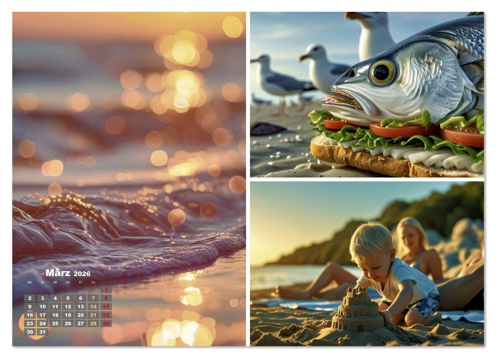 Sehnsucht Ostsee Urlaub (CALVENDO Premium Wandkalender 2026)
