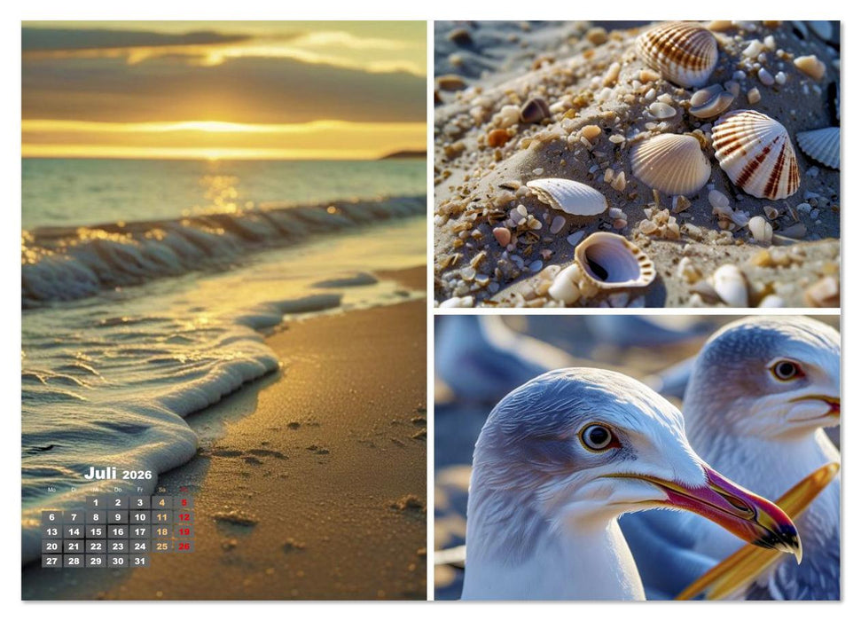 Sehnsucht Ostsee Urlaub (CALVENDO Premium Wandkalender 2026)