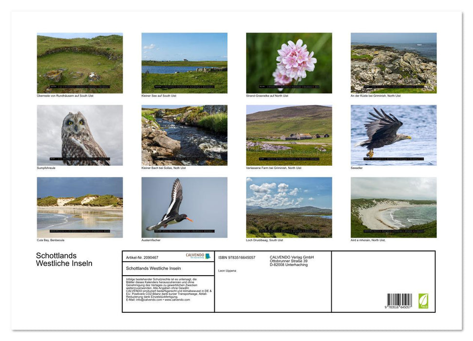 Schottlands Westliche Inseln (CALVENDO Wandkalender 2026)