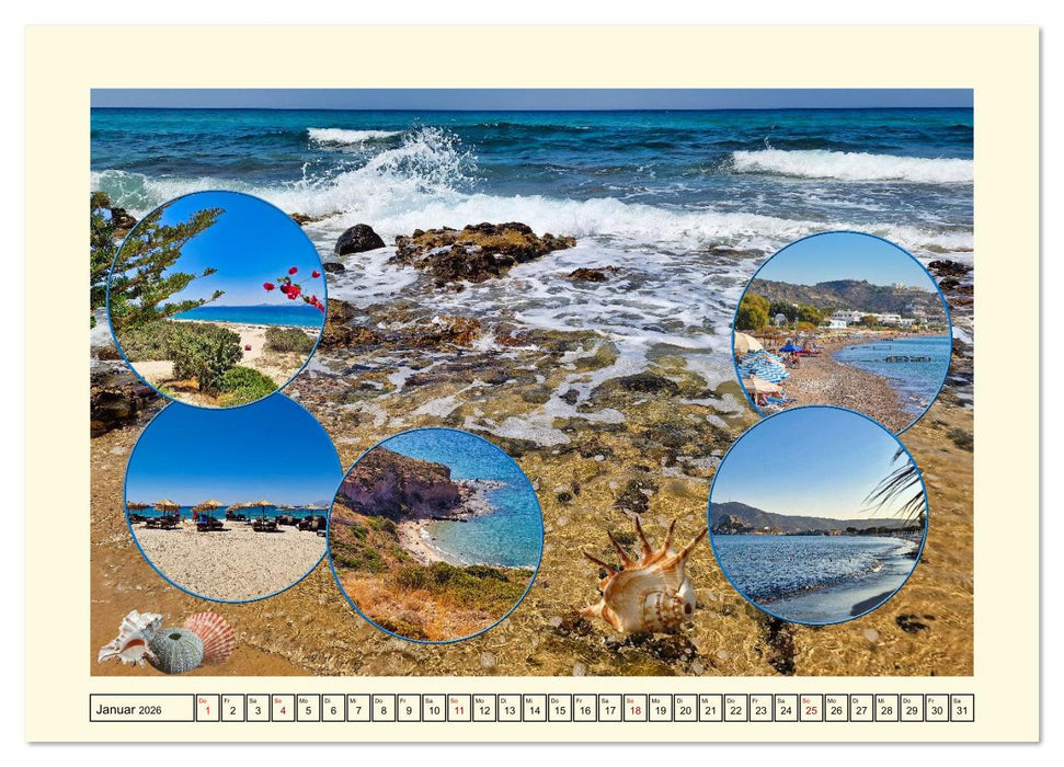 Natur und Kultur der Insel Kos (CALVENDO Wandkalender 2026)