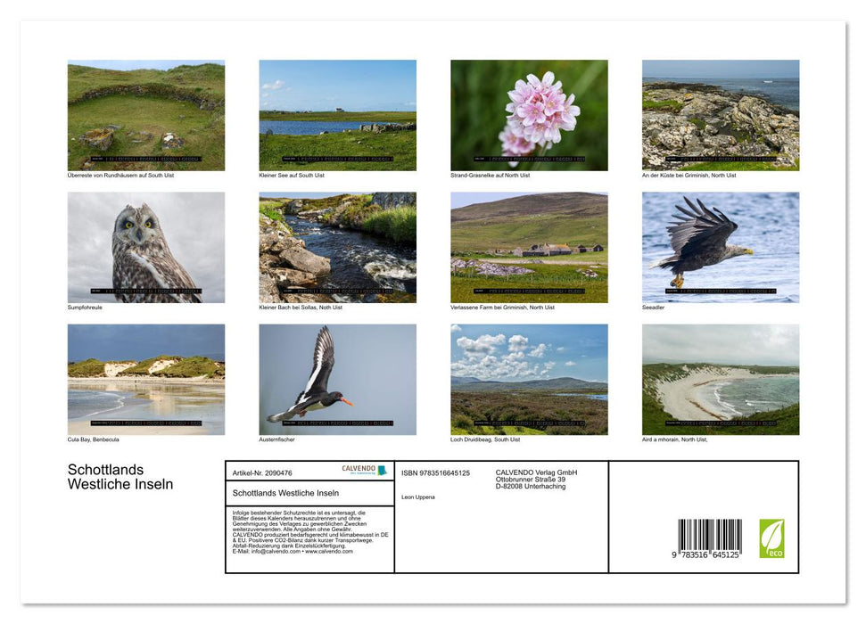 Schottlands Westliche Inseln (CALVENDO Premium Wandkalender 2026)