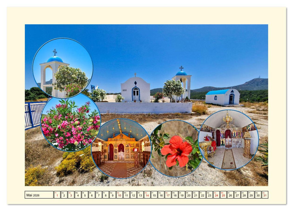 Natur und Kultur der Insel Kos (CALVENDO Premium Wandkalender 2026)