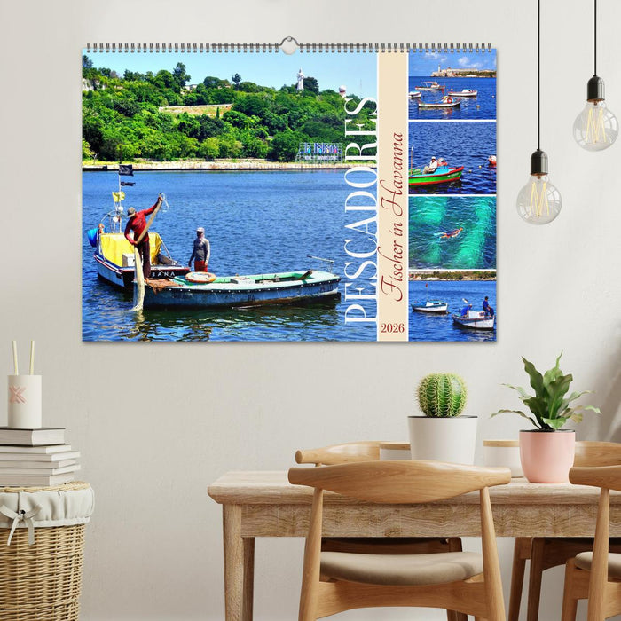 Pescadores - Fischer in Havanna (CALVENDO Wandkalender 2026)