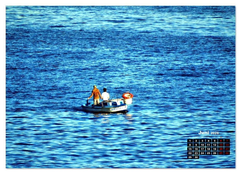 Pescadores - Fischer in Havanna (CALVENDO Wandkalender 2026)